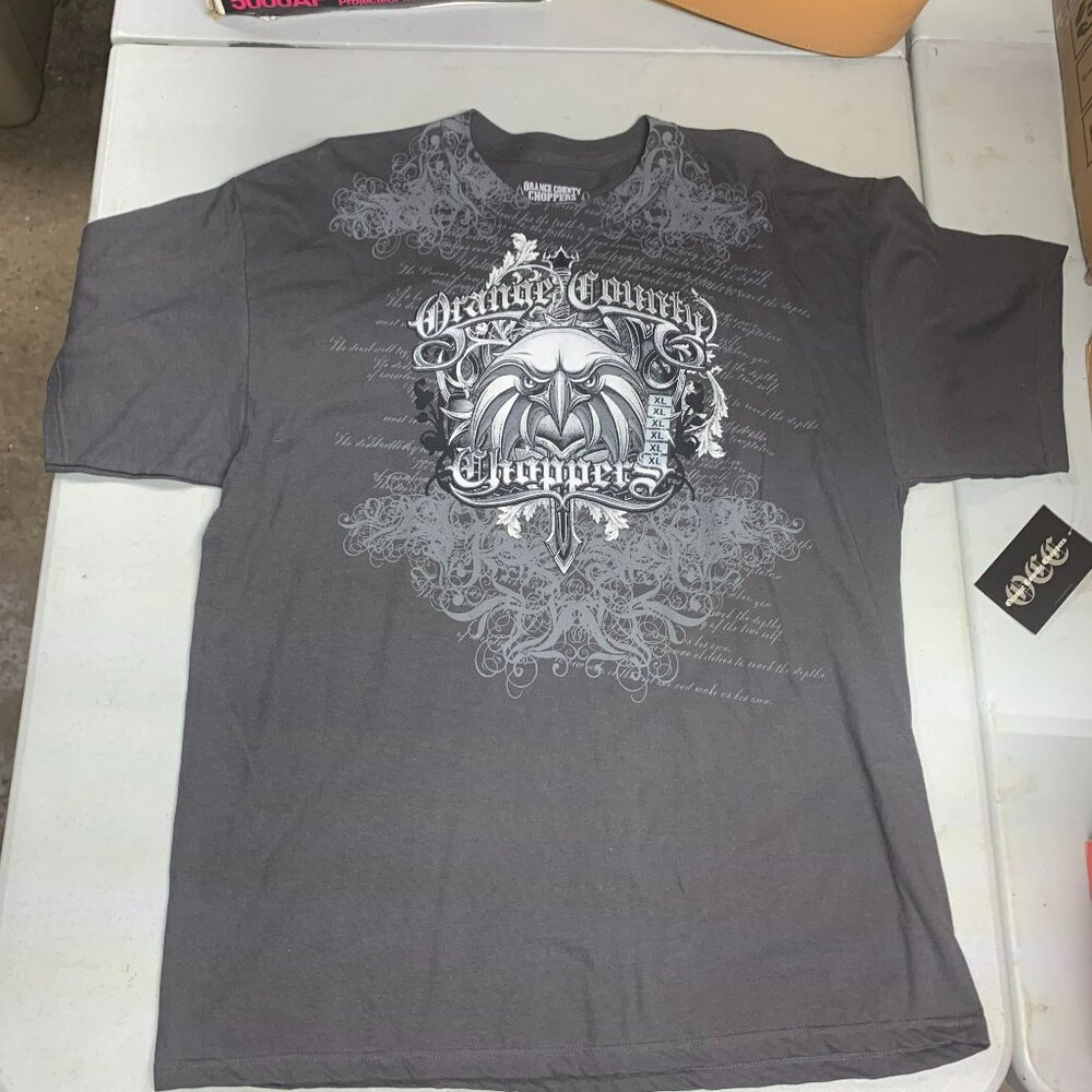 Orange County Choppers T-Shirt Signed/Autographed: Size XL: Shirt is NWT